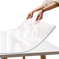 古私（Gusi）透明桌垫书桌保护垫PVC软玻璃茶几垫餐桌面保护垫水晶板台面垫子