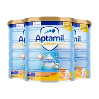 澳洲金装版婴幼儿配方牛奶粉3段(1-3岁)900g3罐装新加坡版