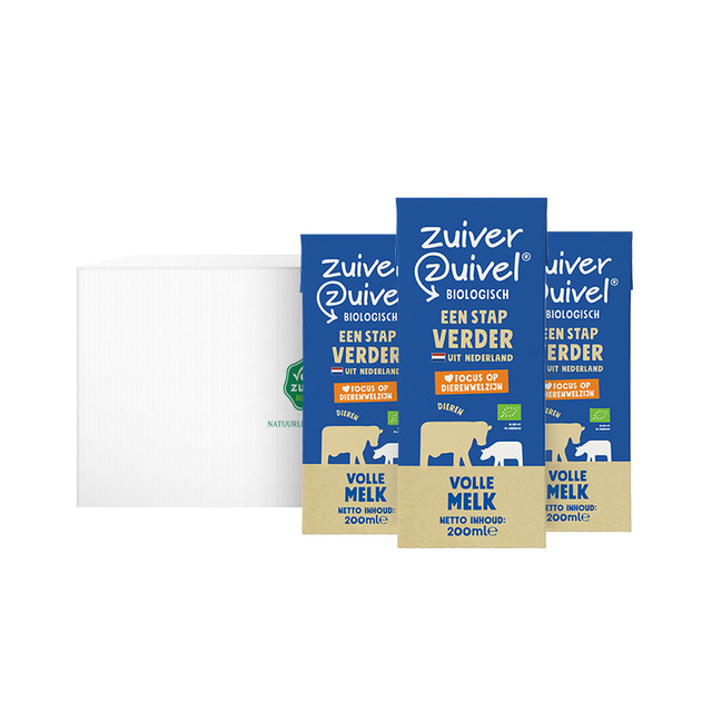 乐荷 有机全脂牛奶200ml*24盒