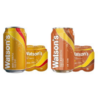 watsons 屈臣氏 苏打汽水 干姜330ml*4+康普茶325ml*4