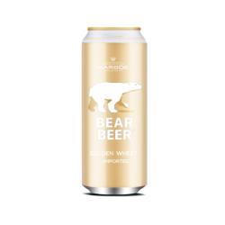 豪铂熊 德国精酿金小麦 &白啤酒500ml*12听