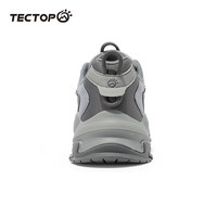 探拓（TECTOP）山系休闲鞋男鞋复古厚底老爹鞋2024秋冬户外防滑耐磨徒步运动鞋子 深灰/长城灰 43