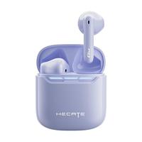  EDIFIER/漫步者 低延迟 半入耳式蓝牙耳机  有线充电 审判紫 Type-C