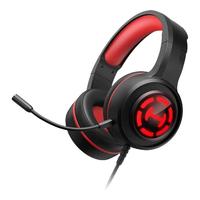 EDIFIER 漫步者 HECATE G1 Pro 耳罩式头戴式有线游戏耳机 黑红色