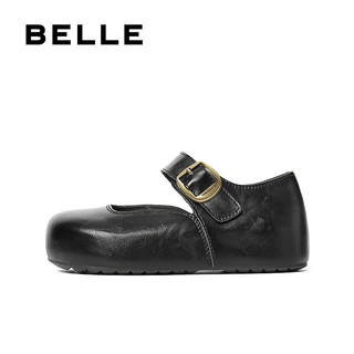  BeLLE/百丽 厚底 女士玛丽珍鞋  36 (230mm) 黑色