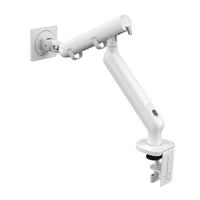 飞利浦(PHILIPS)显示器支架 免打孔桌面显示屏支架 升降伸缩旋转移动电脑支架 显示器底座增高架SPT7308W珠白