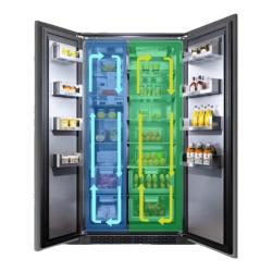 Artaus KOL910 全嵌入式全风冷变频超薄对开门冰箱 488L 带制冰