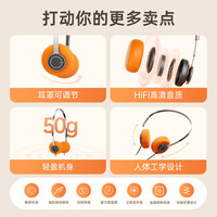 iKF 复古拍照 有线耳机 太空黑-【复古潮搭+HiFi音质+百搭风格+舒适透气】 3.5mm