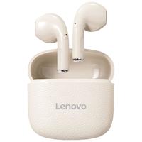 联想 蓝牙耳机半入耳式2025蓝牙5.4低延迟高音质超长续航适用苹果华为小米无线耳机EA166月岩白