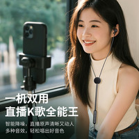 唱吧 自带耳返 K歌耳机 有线直播声卡 麦克风 绯雾金苹果接口 Lightning