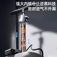 自行车打气筒家用充气泵电动电瓶车新型高压泵气管子篮球通用汽车