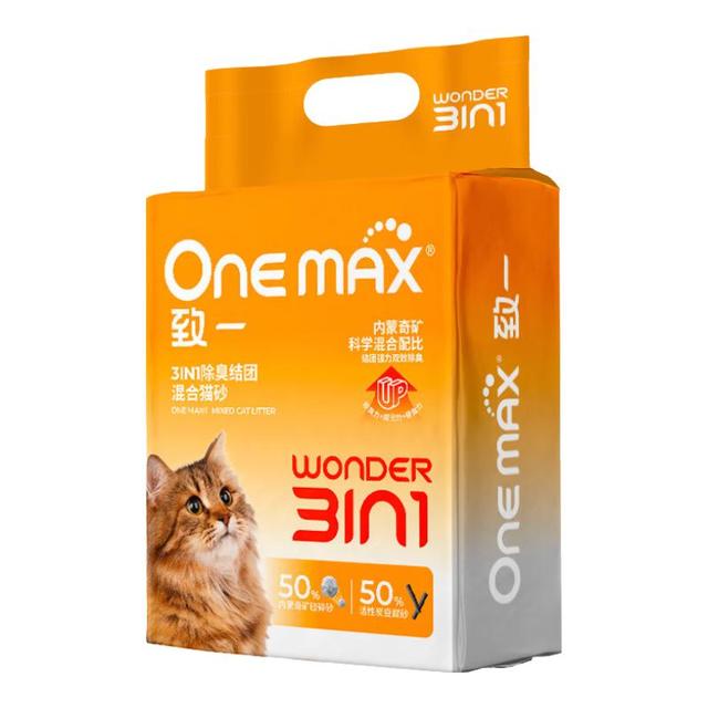 挚野 ONEMAX三合一混合猫砂2.4kg*6