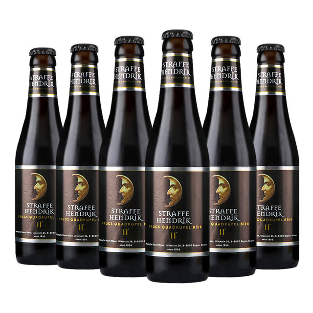 半月 De Halve Maan 妖月 四料啤酒 330mL*6瓶 比利时进口精酿啤酒