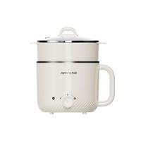移动端、京东百亿补贴：九阳 多功能 电煮锅 蒸笼  白色