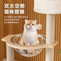 坏小宠猫爬架【加粗加高款】大型猫窝猫爬架夏天宠物猫玩具猫抓板猫跳台 1.27米4层【性价比款】