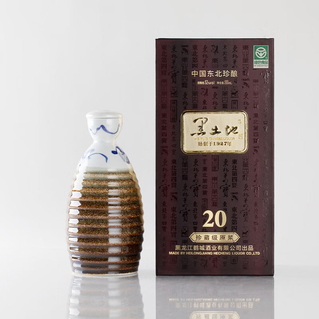 黑土地 BLACK SOIL 52%vol 浓香型白酒 500ml 单瓶装