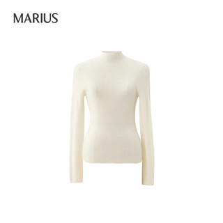 MARIU”调色师2.0“德国扬子纱18针无缝一体圆领针织打底针织衫 【半高领打底衫】  （最晚15天发货）