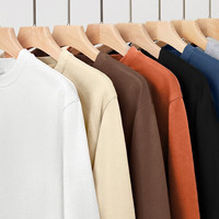 HI PANDA你好熊猫圆领卫衣男春秋舒适透气宽松大码套头衫男士潮流外套 抹茶绿#JDP熊猫粉笔 2XL