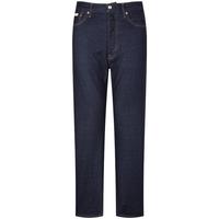 Calvin Klein 【简约系列】CK Jeans春秋男女中性纯棉直筒牛仔裤40682ST