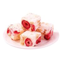 不多言 草莓羊奶芙正宗拉丝奶酪雪花酥糕点心早餐蛋糕休闲解馋小零食250g