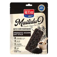 麦力多高蛋白燕麦棒 坚果谷物能量棒燕麦酥 早代餐饱腹压缩饼干休闲零食 益生元黑芝麻120g（约10根）