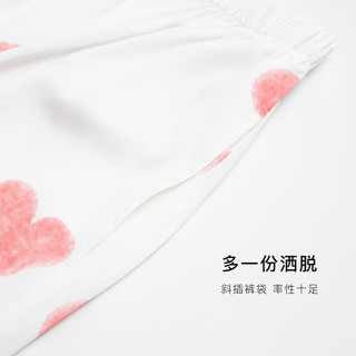 欧迪芬秋冬女透气翻领家居长袖可外穿衬衫风套装XH2307+XH2507 L