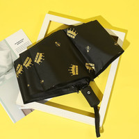 雨宝 自动伞 皇冠系列 三折伞 黑色 94.5cm