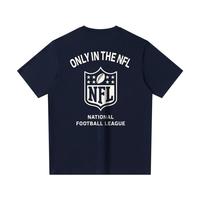 NFL 背面大盾标logo印花通用款短袖T恤