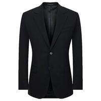 报喜鸟西服套装男【吴磊明星同款】ONE系列商务金羊毛抗皱易打理西装 曜石黑 50 A(180/100) /请备注腰围或裤子