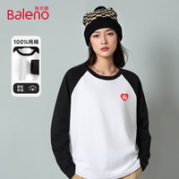 Baleno/班尼路 纯棉 女士长袖T恤