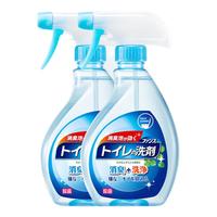 净芬卫浴便圈清洁剂380ml浴室卫生间马桶圈消臭去污洁厕液喷雾 380ml 2瓶 【薄荷清香】