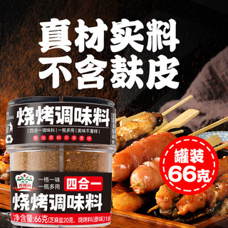 吉得利 四合一烧烤料 66g 调味品