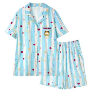 【加菲猫联名款】猫人2025女士家居服夏季套装甜美可爱睡衣