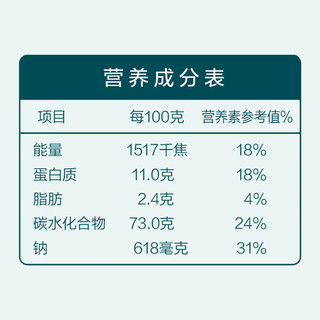金龙鱼面条挂面 澳麦椭圆挂面 100g*20袋