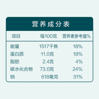 金龙鱼面条挂面 澳麦椭圆挂面 100g*20袋
