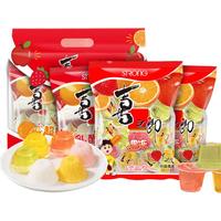 喜之郎 果冻360g袋装什锦乳酸果汁果肉果冻休闲食品零食 乳酸果冻360g