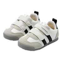 YeeHoO英氏童鞋儿童阿甘鞋2024秋季男童鞋防滑运动鞋宝宝软底德训鞋子 黑色 23码 适合脚长14.2-14.6cm