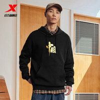 XTEP特步运动卫衣男女2025秋冬休闲宽松国潮连帽衫中国长袖上衣 棉花白-978428920198 S