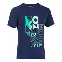 迪卡侬 儿童防晒运动t恤多巴胺装速干衣跑步上衣4965155