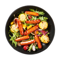 【万威客】脆皮热狗肠2斤装冷冻火腿肠烤肠烧烤烘焙露营食材