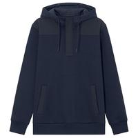 NAUTICA 【耐穿】男装春秋潮流美式宽松拼色连帽卫衣KO2406