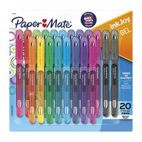 Paper Mate 缤乐美 人体工学中性墨水圆珠笔 0.7mm多色 20支