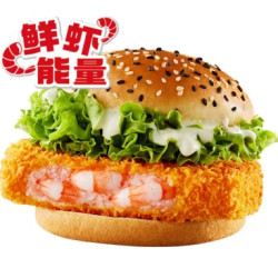 华莱士 W 劲脆鲜虾堡+卤辣大里脊肉串