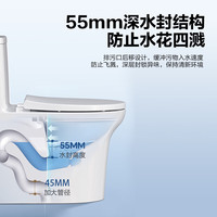 国家补贴：箭牌 卫浴静音缓降马桶小户型坐便器节水家用喷射虹吸马桶  T30 强劲漩冲12649 305坑距