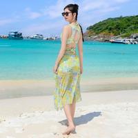 BARBIE 芭比比基尼泳衣女高级感海边度假三件套罩衫性感小胸泡温泉泳装