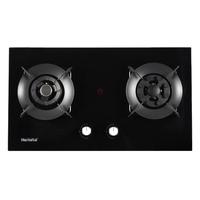 Haotaitai天然气燃气灶双灶大火力家用猛火台式嵌入式厨房玻璃鸳鸯猛火炉具JZT-PS19-L 天然气 钢化玻璃-鸳鸯猛火灶