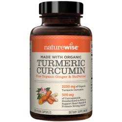 naturewise 自然薇萃 黑胡椒姜黄素胶囊 90粒/瓶