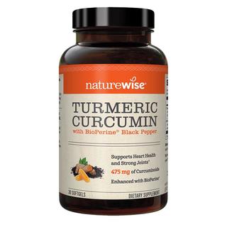 NatureWise 黑胡椒姜黄素软胶囊 500mg 30粒/瓶