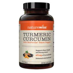 naturewise 郁金瓶液体姜黄素黑胡椒软胶囊 养肝护肝关节养护熬夜应酬30粒/瓶