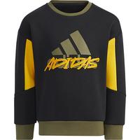 阿迪达斯 adidas大LOGO套头舒适休闲保暖 男小童卫衣童装上衣长袖